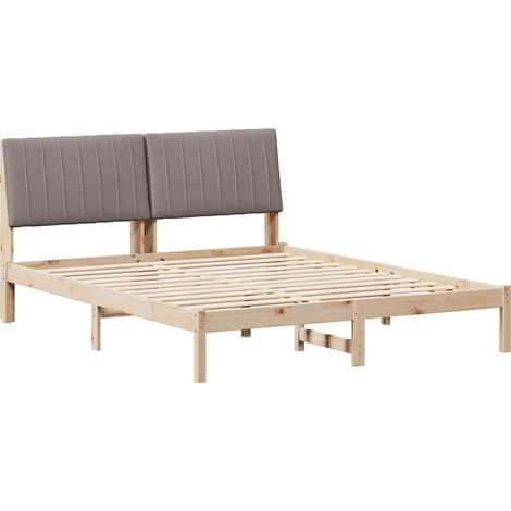 Maison Exclusive - Estructura de cama Marrón 150 x 200 cm Madera