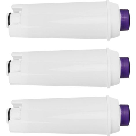 3 Filtres à Eau pour Machine à Café DeLonghi DLSC002 - Cartouches de Remplacement ABS