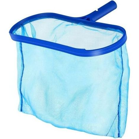 Professionelle Piscine Skimmer - Maille Fine Filet -Approprié Aux Stations Thermales, à La Piscine, à La Fontaine, Étang - pour Nettoyer Les Feuilles de Piscine et Les Débris (Bleu) (1/5)