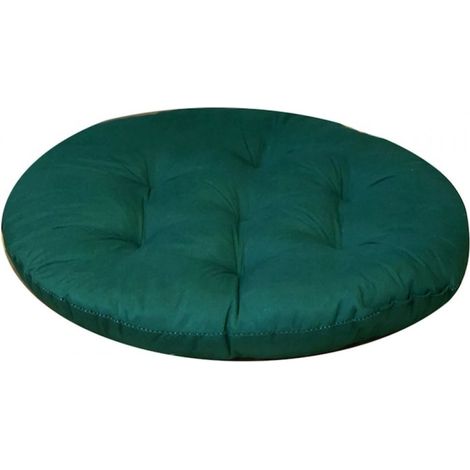 1 Coussin de chaise, antidérapant, polyester, 40x40 cm, vert, pour fauteuil à bascule, hamac (1/5)