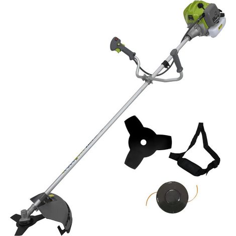Vito – Débroussailleuse thermique 43 cm³ 1,5 CV – Moteur 2 temps – Lame 3 dents et bobine nylon – Autonomie 1h30 – Poids 6,1 kg (1/5)