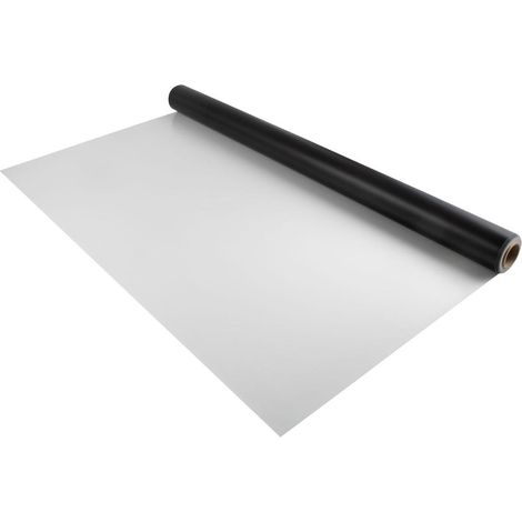 Pour salle de danse et ballet, sécurité antiglisse avec tapis de danse PVC blanc/noir 2 x 7 m découpable (1/5)