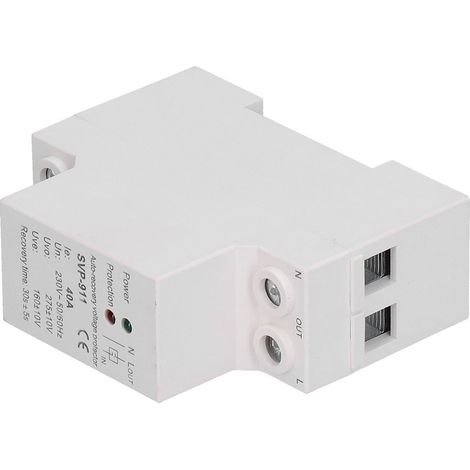 Protecteur de surtension et sous-tension SVP911 230V 40A pour maison, appareil de protection contre les fluctuations de tension domestique