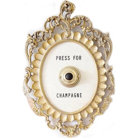 Sonnette de Porte Halloween Vintage Décoration Créative pour Table avec Thème Champagne