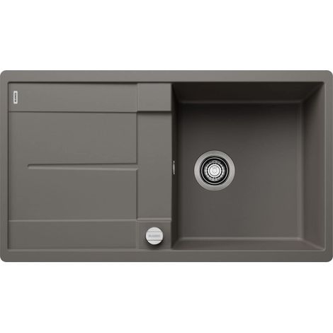 Evier Blanco Metra 5S-F Silgranit - GRIS VOLCAN - Vidage : Automatique (1/2)