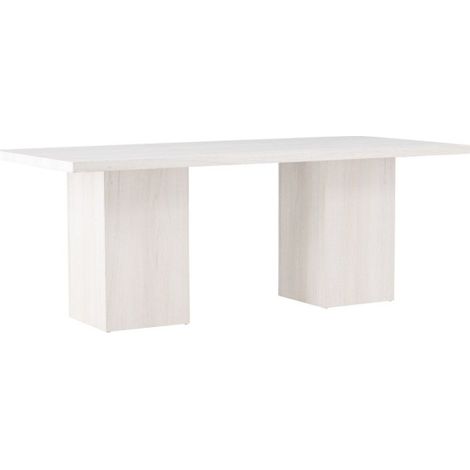 Table à Manger Blanc "Olga" 200cm Blanc (1/5)