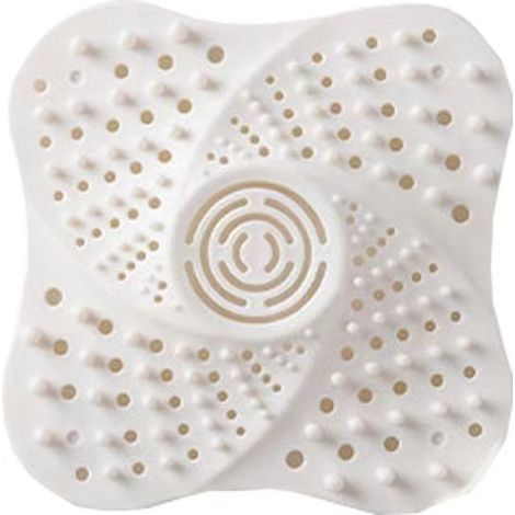 Couvercle de drain en silicone, blanc, 1 pièce Crépine d'évier de cuisine Couvercle de drain anti-odeurs pour salle de bain Évier (1/4)