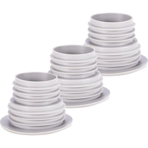 Set mit 3 robusten Silikon-Lufterfrischerdichtungen für Waschmaschinen, Küchen und Badezimmer (grau) (1/5)