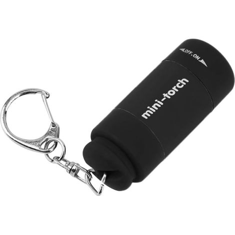Mini lampe torche USB rechargeable avec porte-clés. - AquaForge (1/5)
