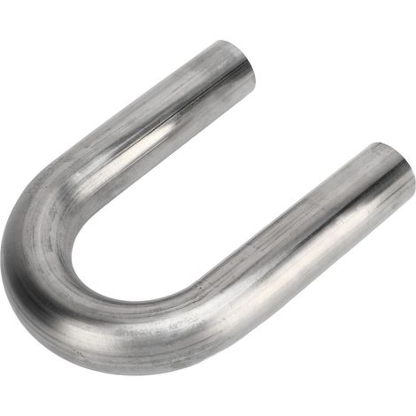 Tuyau d'échappement coudé en U à 180 degrés de 1,75 pouce, cintré au mandrin, compatible avec les systèmes d'échappement universels (1/5)