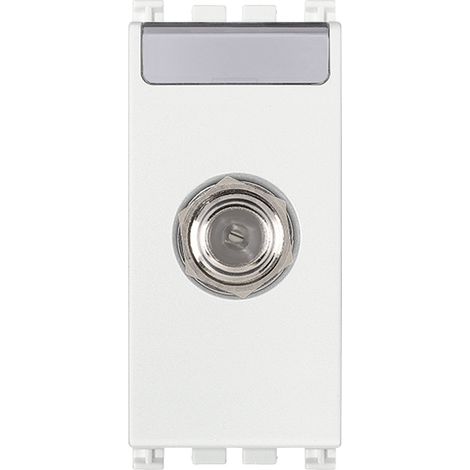 VIMAR - 19318.B Presa coassiale tipo F femmina bianco
