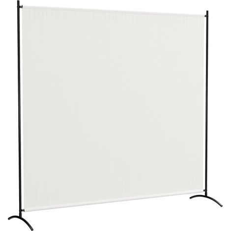 Paravent d'extérieur monobloc, 180 cm de haut, protection UV30+, beige (1/5)