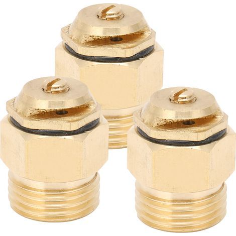 Ensemble de 3 buses d'arrosage réfractrices G1/2, têtes d'arrosage en cuivre micro-réglables, accessoires d'irrigation de jardin (1/5)