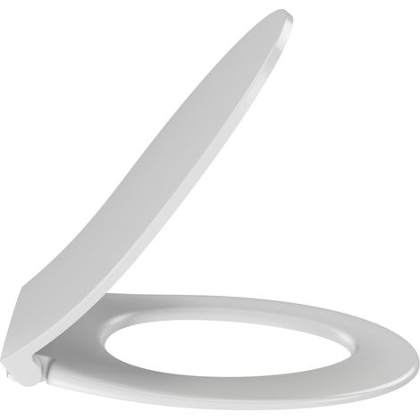 Sedile Jacob Delafon PAtio E23157 Thermodur extra piatto a discesa progressiva e smontabile Cerniere in metallo bianco