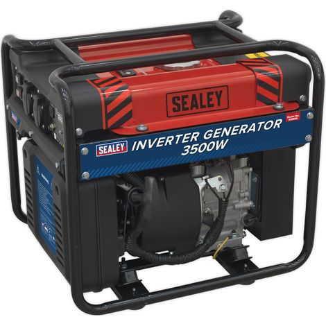 Sealey GI3500 3500W Inverter Generator 4-Stroke Engine 230V