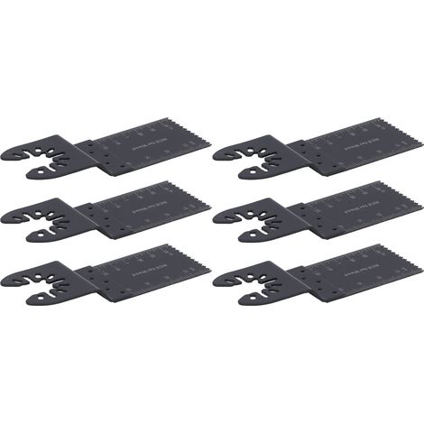 Lot de 10 lames de scie oscillante universelles, kit à changement rapide, compatible bois et métal (1/5)