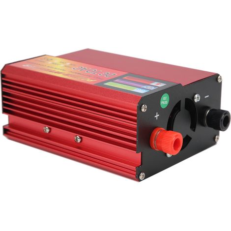Digitaler Kfz-Stromwandler von 12 V DC auf 220 V AC, 600 W, intelligent mit LED-Anzeige (1/5)