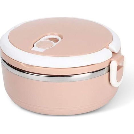 Lunch Box,lunch box, Boite Repas Étanche, boite a lunch,700ml Lunchs box,Acier Inoxydable Boîtes Alimentaires,15 x 8,5cm (1/5)