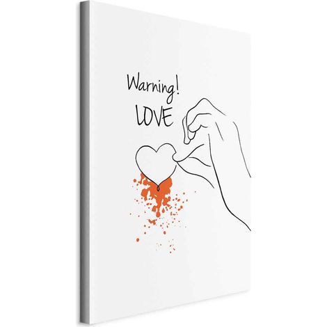 Bild – Warnung Liebe (1-teilig) vertikal (1/5)