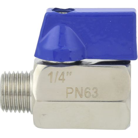 Stainless Steel BSPP Male Female 2 Way Shut off Ball Valve for Water Pipe Connection(Type A) (1/5)