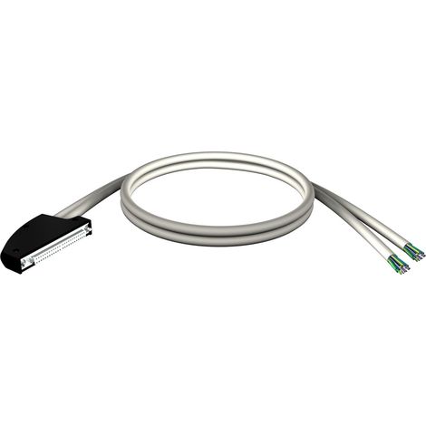 Set cablaggio - connettore 40 vie - fili liberi su 2 estr. - Per M340 I/O - 3 m - BMXFCW303