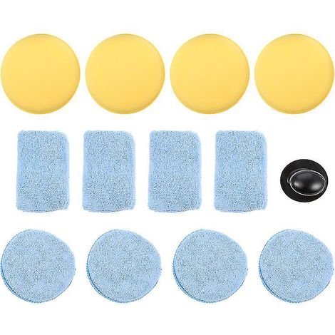 Brosse de nettoyage en microfibre et éponge polyester pour voiture (1/3)