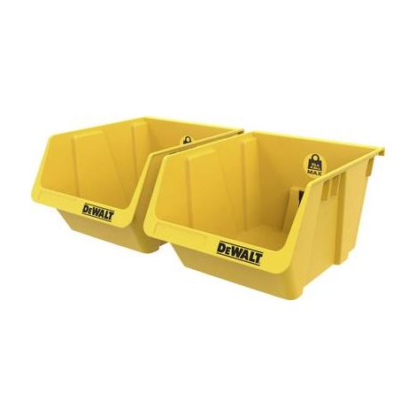 Contenedores de almacenamiento modulares transparentes DEWALT (1/2)