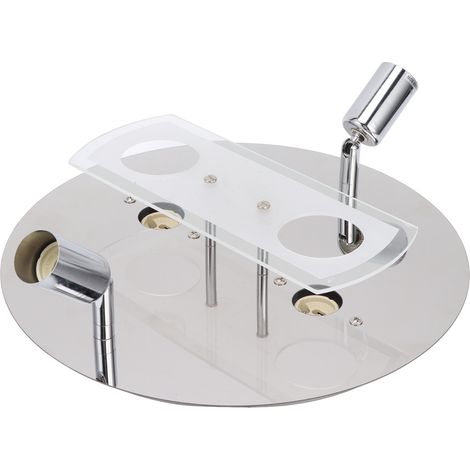 Plafonnier rond GU10, style simple, pour chambre ou salon, 85-265 V (1/5)