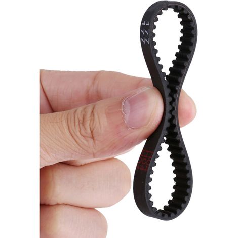 Courroie dentée caoutchouc 9mm pour rabot KW715/KW713/BD713 (177mm, noir, pack 1)