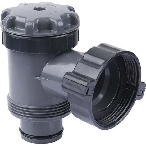 Valve d'entrée/sortie, pièces détachées pour pompe de filtration de piscine hors sol, pour tuyau de 38 mm, lot de 2 (1/4)