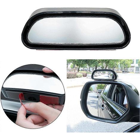 Rétroviseurs de voiture à grand angle réglables à 360° avec système de fixation pour angle mort et fonction stationnement auxiliaire (1/5)