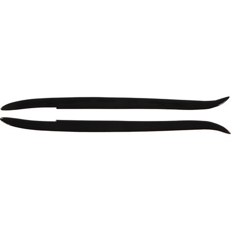 Sourcils de Phare Avant, Paire de Garnitures de Bande de Sourcil de Phare de Paupière de Phare, Autocollant de Décoration de Couvercle D'oeil de Phare Compatible avec pour E39 1997‑2003, Noir (1/5)