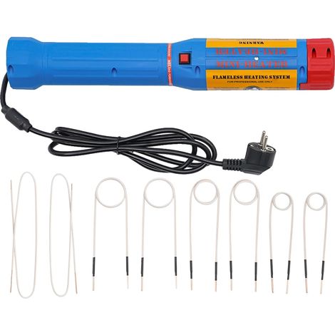 Chauffage par induction magnétique, puissance de 1100 W, température de chauffage maximale 800°C, tension d'entrée 220 V, temps de chauffage 5-40 secondes, connecteur conforme aux normes de l'UE (1/5)