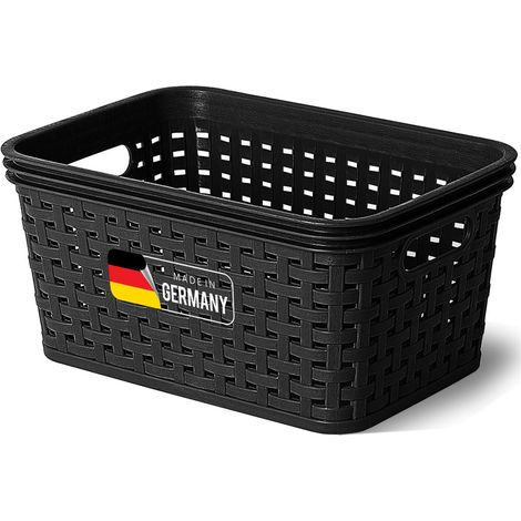 Novaliv Aufbewahrungsbox 1x Aufbewahrungskorb Rattan (1/5)