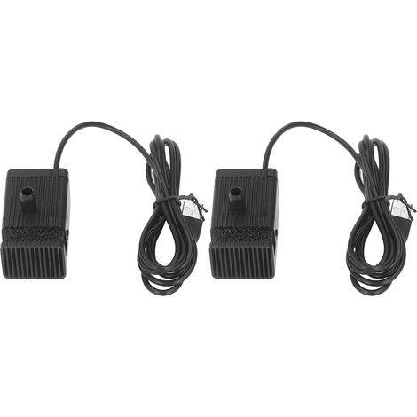 2Pompes Miniatures Silencieuses Sans Balais 5V DC Filtration Circulation Faible Aspiration pour Aquarium