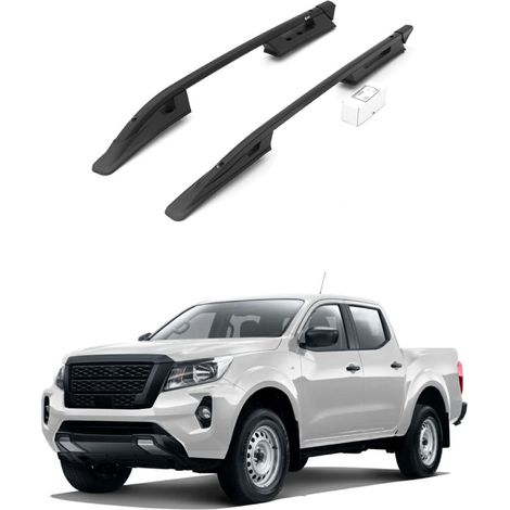 TURTLE kompatibel mit Nissan Navara (D23) 2015-2025 Dachreling Falcon Schwarz (1/2)