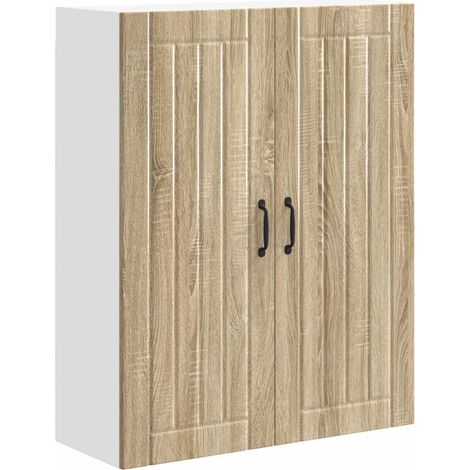 Maison Exclusive - Armadietto a muro LUCCA Rovere Sonoma 80 x 31 x 100 cm