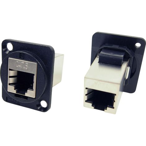 XLR Adapter FTP RJ45 Cat6 auf RJ45 Cat6 Adapter, Einbau CP30222SX  CP30222SX Cliff Inhalt: 1 St.