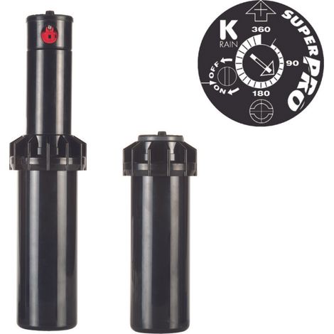 Irrigatore pop-up k-rain super pro dinamico da 3/4 s075-d ugello 3 - attacco 3/4, alzo cm. 10