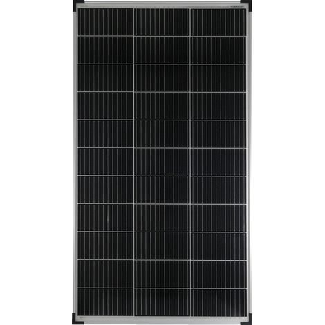 Solarmodul 150 Watt Mono 12 Busbars 210mm Zellformat Solarpanel Solarzelle 1230x670x35 90660 (1/3)