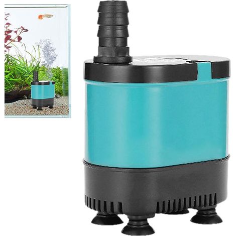 Pompe de puisard submersible Pompe de fontaine à eau avec ventouse, d'aquarium pour fontaines, Durable et sûre, pour fontaine de jardin, étang à poissons, pour changer l'eau oxygénée (1/5)