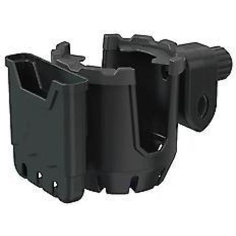 Porte-bouteille multifonctionnel 2 en 1 pour vélo, support pour téléphone, porte-gobelet universel pour poussette (noir)