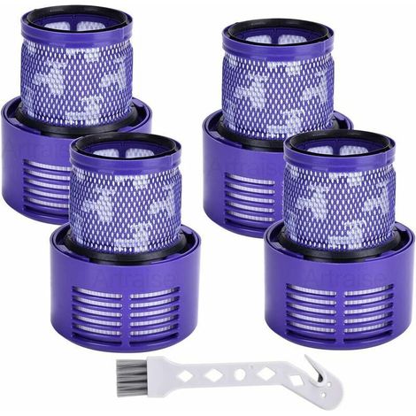 V10 Filter for Dyson, pack of 4 washable replacement filters for Dyson V10 SV12 Cyclone Animal, replacement part for Absolute vacuum cleaner DY-969082-01 (1/5)