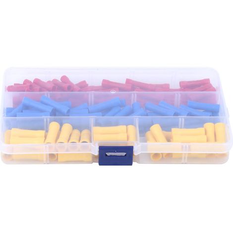 120-teiliges Set elektrischer Crimp-Anschlussklemmen, sortiert für isolierte Drahtkabel, BHT/BNFY/BV1.25 (1/5)