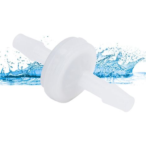 Clapet anti-retour en PVDF, vanne d'arrêt en fluoroplastique, 3/16'' (1/5)