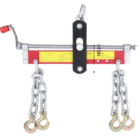 Equilibrador de motor, mango ajustable, alta capacidad de carga, rojo (1/2)