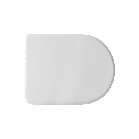 Abattant WC pour vase Incea Laura 43,2-48,8 x 36 cm Abattant WC avec charnie'res re'glables et sie'ge en fonte de bois
