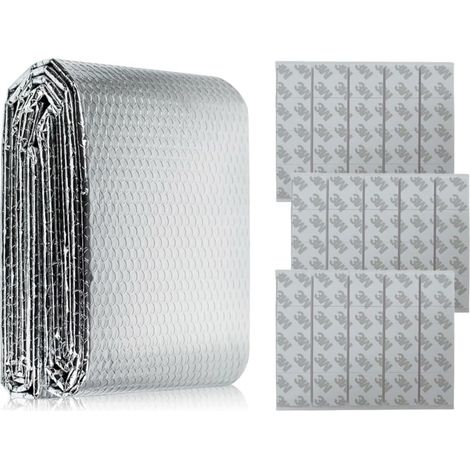 Isolant Thermique en Aluminium,Feuille Réflecteur de Radiateur,Film Isolant Thermique,Film Isolant,Panneaux Réflecteurs de Radiateur,Feuille de Radiateur D'Isolation Réfléchissante,(5m×60cm) (1/5)