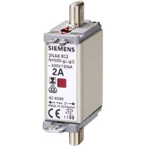 Siemens 3NA6805 Cartouche-fusible Taille du fusible = 0 16 A 500 V 3 pc(s)