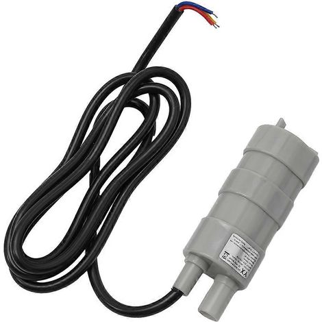 Pompe à eau submersible CC 600 L/h ABS + cuivre 12 V CC, durable, pour camping et jardin, mini pompe, arbre moteur robuste (1/5)